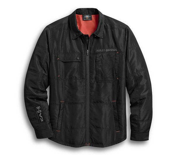 HarleyDavidson Men’s Quilted Shirt Jacket HarleyDavidson Rimouski
