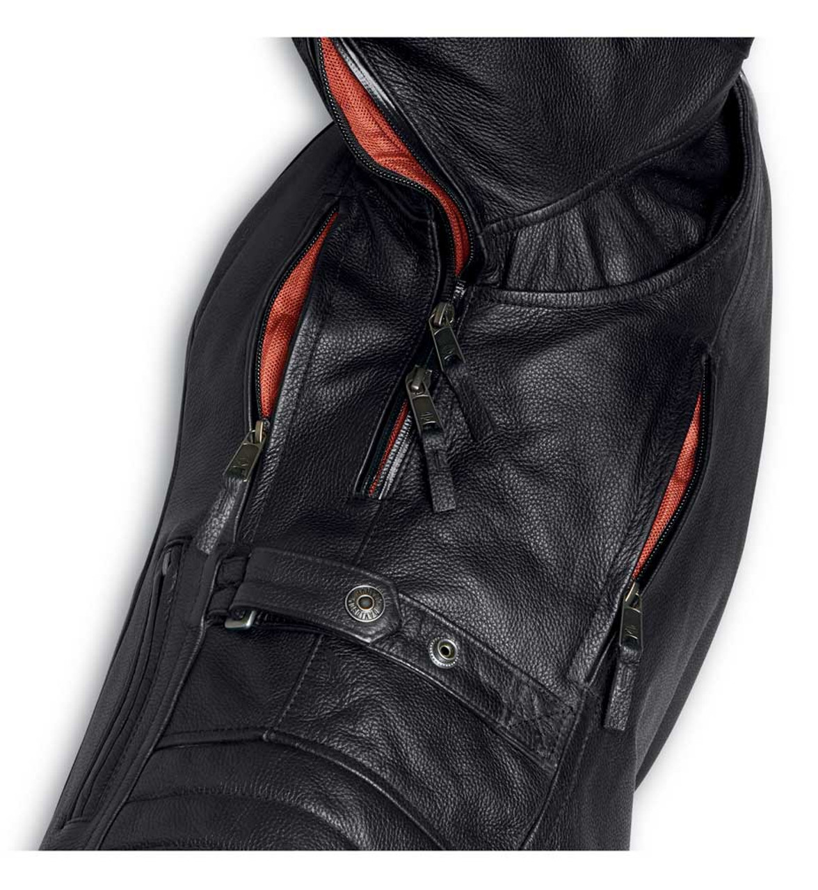 Manteau en cuir imperméable pour femme – Noir