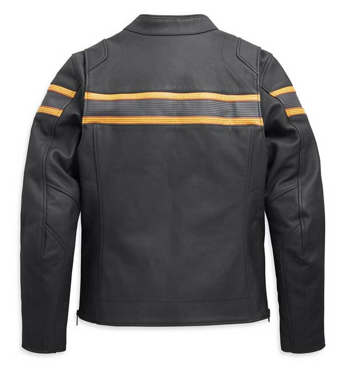 Harley-Davidson® Men’s Sidari Venting Slim Fit Leather Jacket, Black