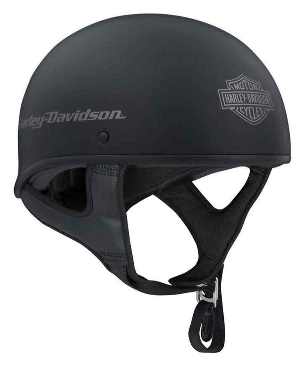 Harley-Davidson® Unisex Overdrive II Low Profile Half Helmet, Black