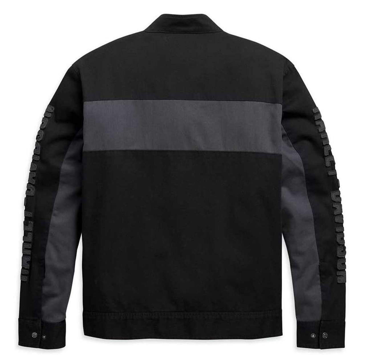 Harley-Davidson® Men’s Copperblock Canvas Casual Jacket – Black