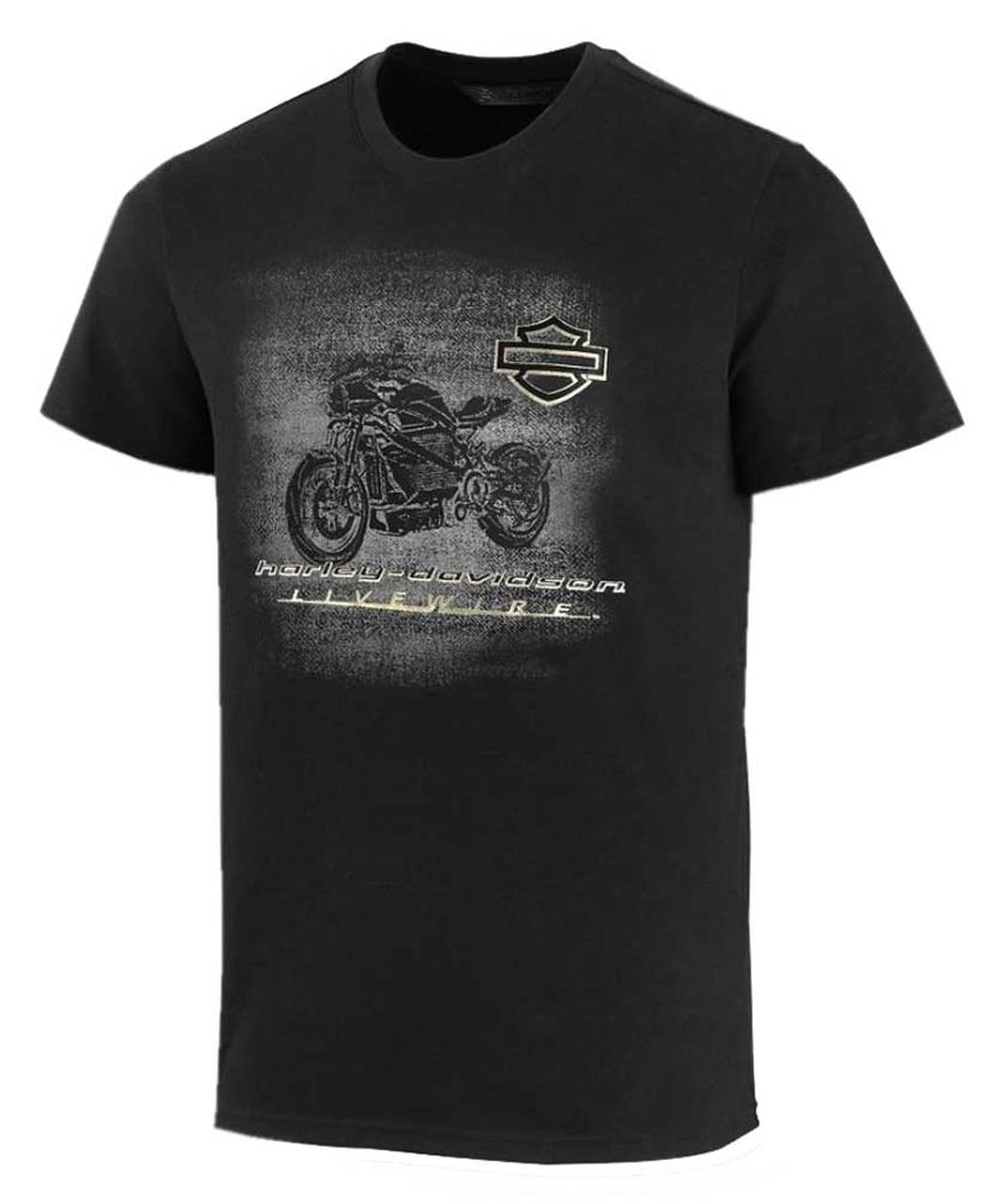 Harley-Davidson® Men’s LiveWire Graphic Slim Short Sleeve Tee – Black