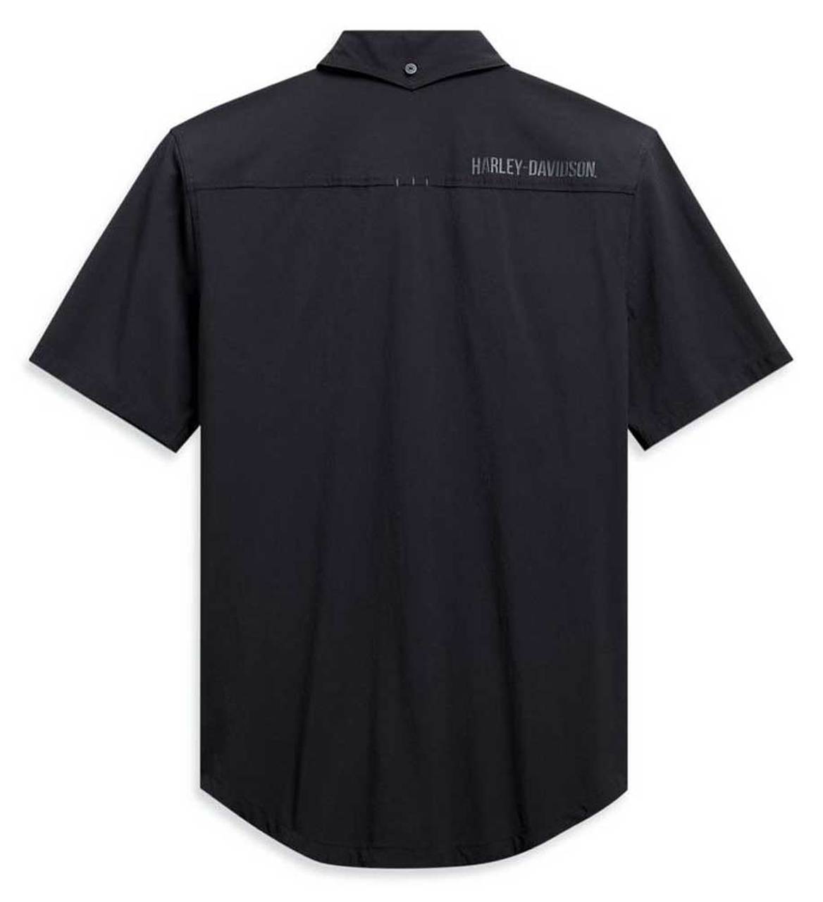 Harley-Davidson® Men’s Four-Way Stretch Slim Fit Short Sleeve Shirt