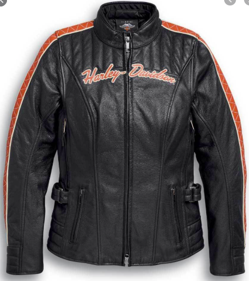 Harley Davidson jacket-vanocker, leather, black