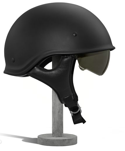 Harley Davidson Curbside Sun Shield X06 Half Helmet