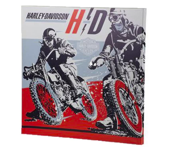 Harley-Davidson Rider Canvas Print | Wood Frame