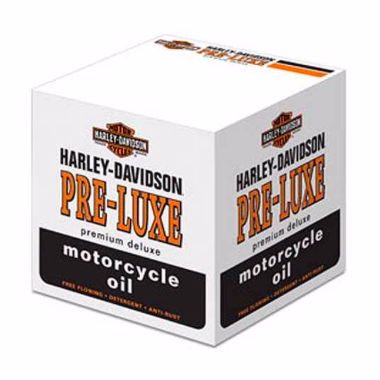 Harley Davidson pre-luxe oil can sticky note cube