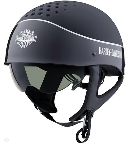 Harley Davidson Trenton Two-Toned B13 Half Helmet