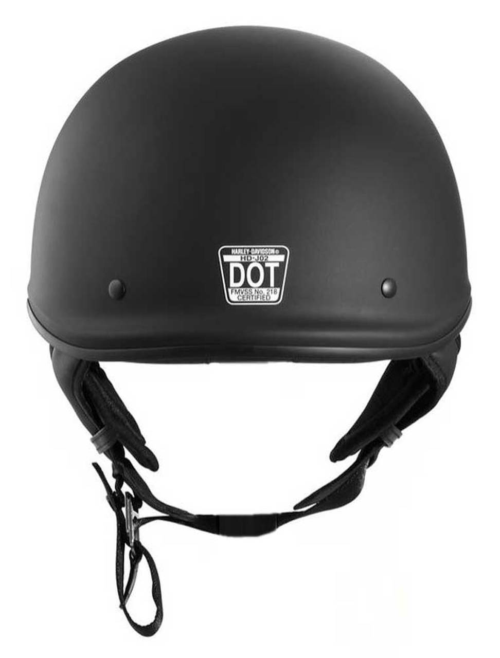 Harley-Davidson® Men’s Skull Ultra-Light J02 Half Helmet, Matte Black