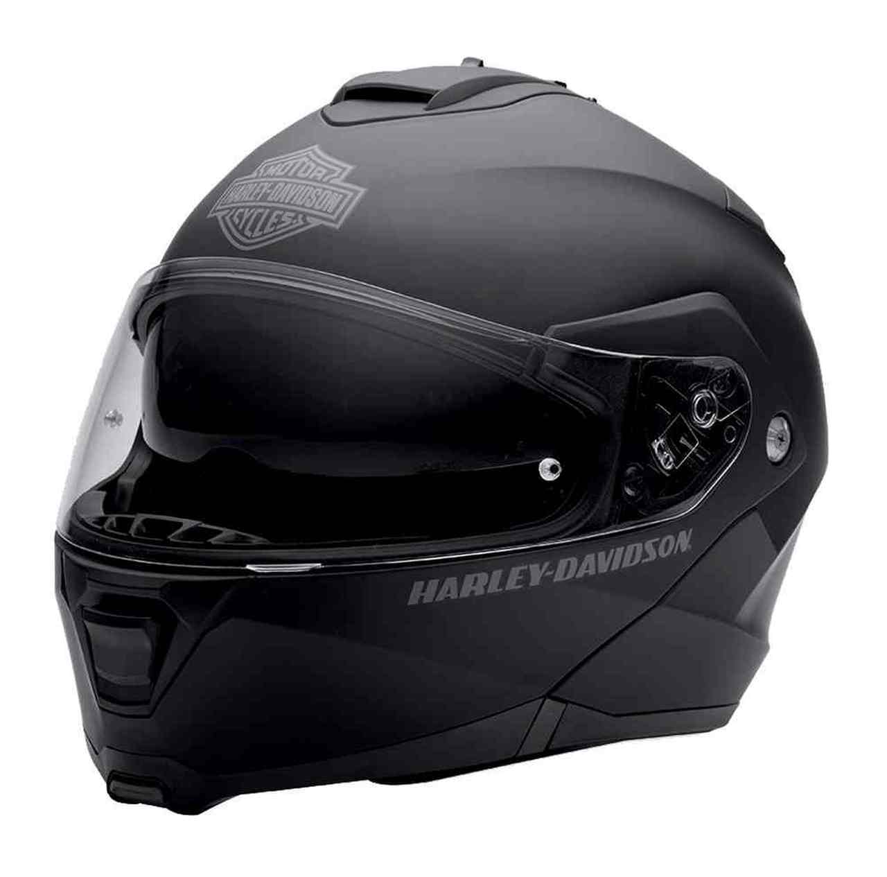 Harley-Davidson® Mens Modular Helmet, Capstone Sun Shield, Matte Black – Harley-Davidson Rimouski