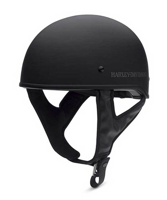 Harley-Davidson® Men's Overdrive Low Profile Half Helmet, Black