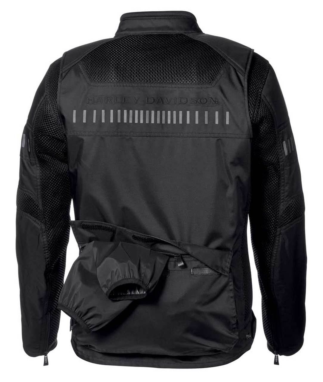 Harley-Davidson® Men’s Manakiki Slim Fit Riding Jacket, Black