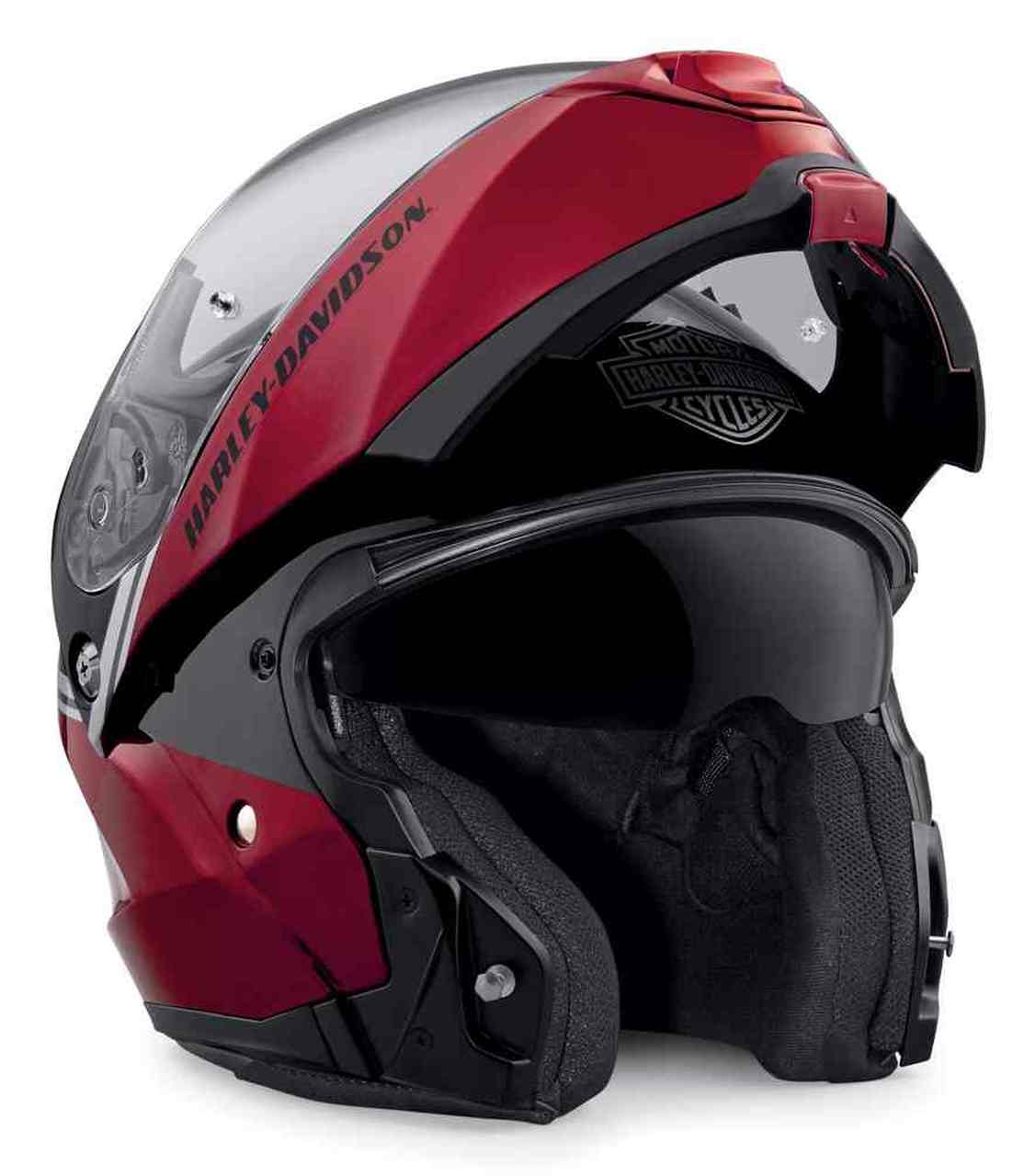 Harley-Davidson® Men’s Capstone Sun Shield H24 Modular Helmet, Red