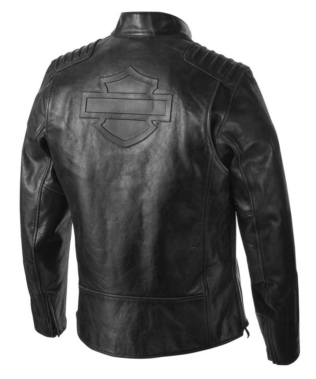 Harley-Davidson® Men’s Temerity Slim Fit Leather Jacket, Black