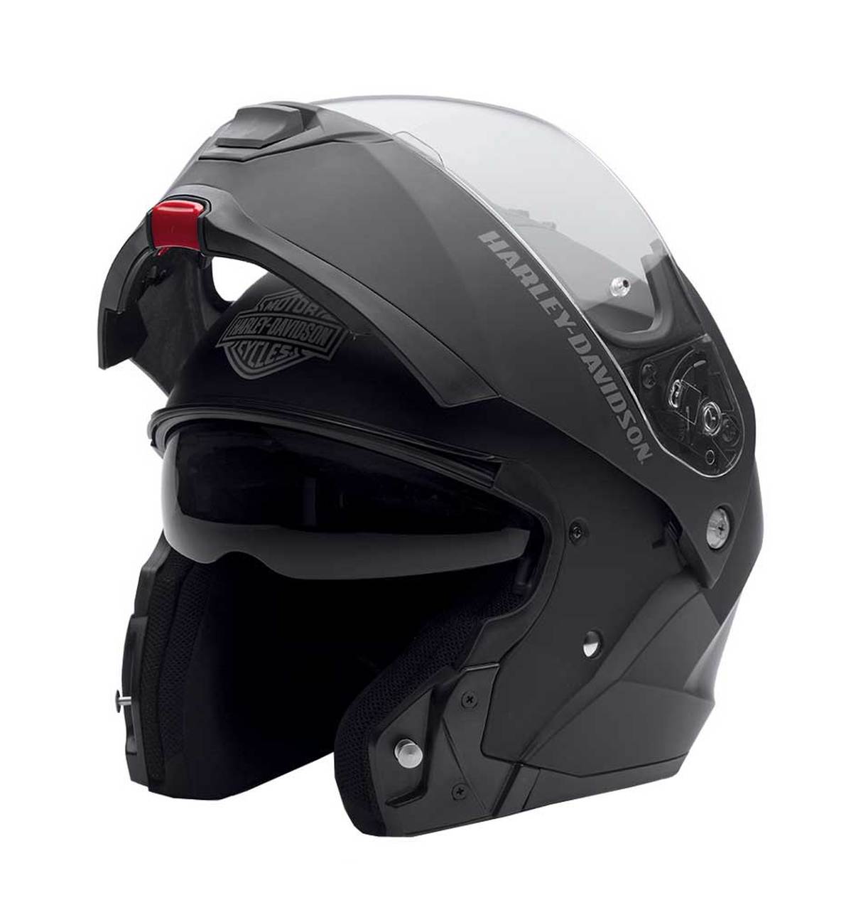 Harley-Davidson® Mens Modular Helmet, Capstone Sun Shield, Matte Black