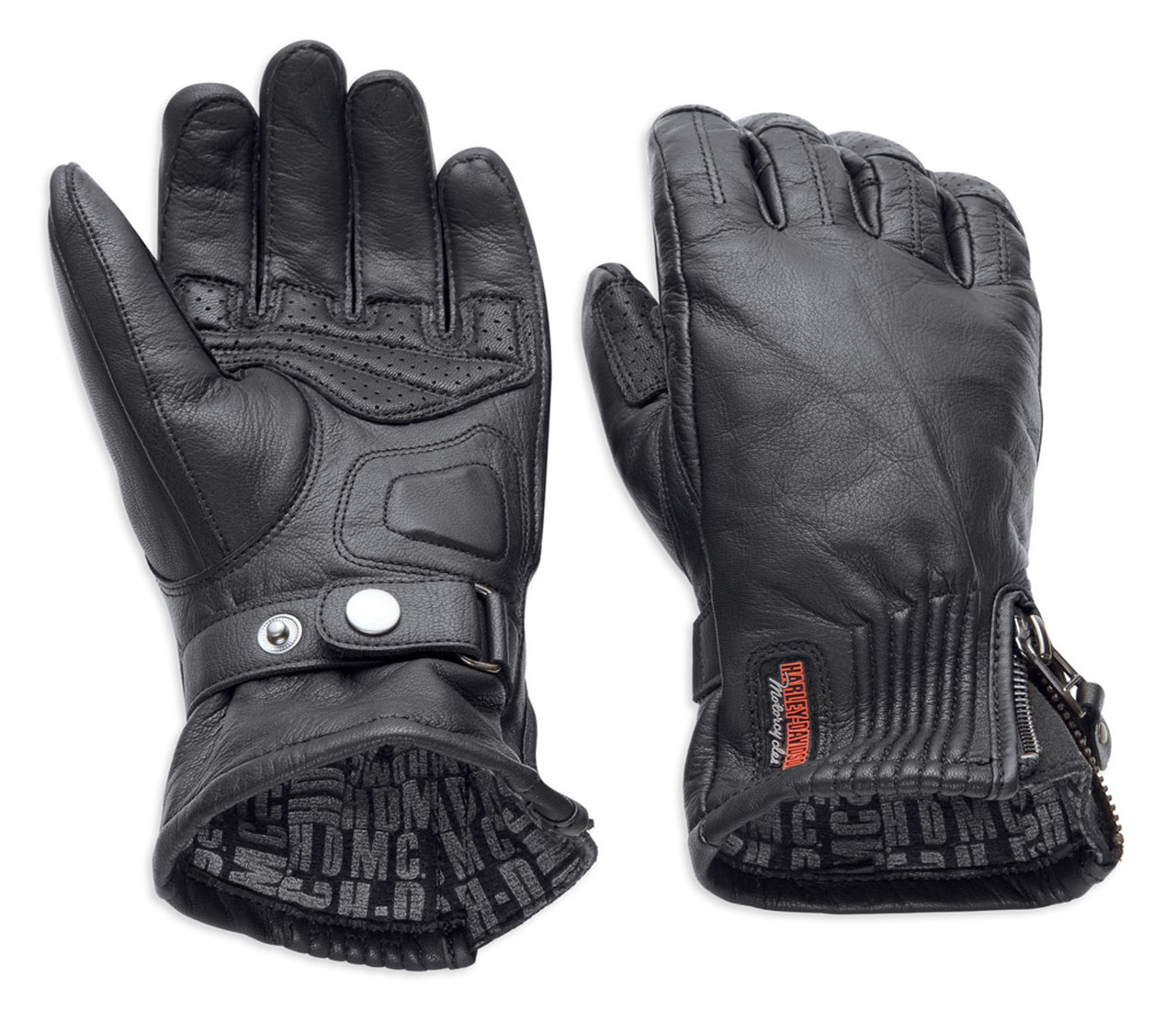 Harley-Davidson® Women’s Jayden Under Cuff Gauntlet Full-Finger Gloves
