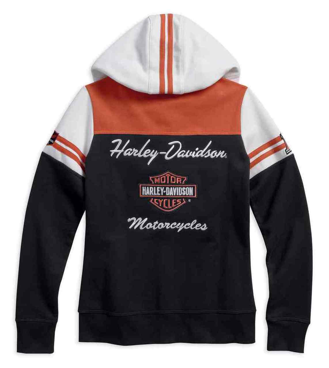 Harley-Davidson® Women’s Classic Colorblocked Zippered Hoodie