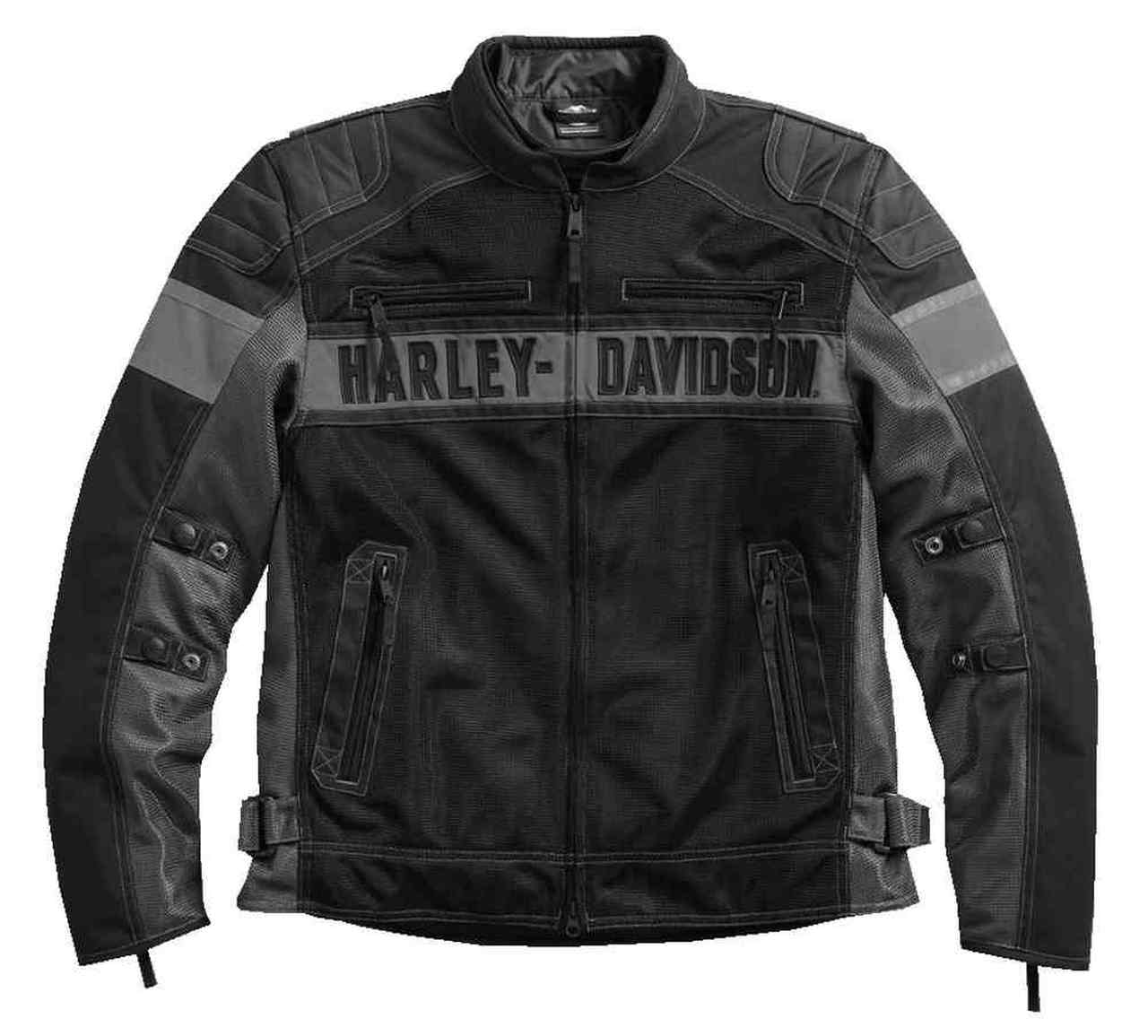 Harley-Davidson® Men’s Mecca Colorblocked Textile & Mesh Riding Jacket
