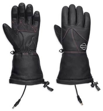 Harley-Davidson® Men’s Heated BTC 12V Waterproof Gauntlet Gloves