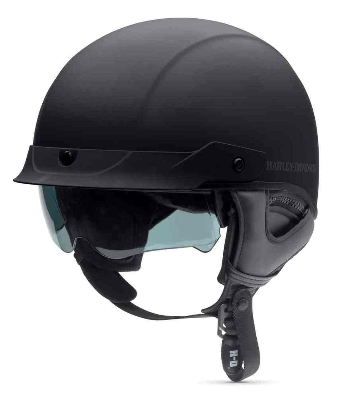 Harley-Davidson® Men's Lucid Ultra-Light Sun Shield J03 Half Helmet
