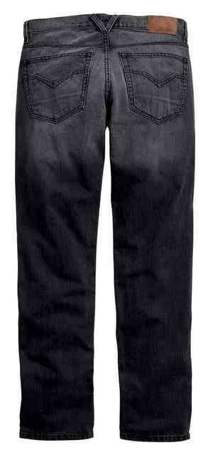Harley-Davidson® Men’s Straight Leg Fit Modern Jeans, Washed Black
