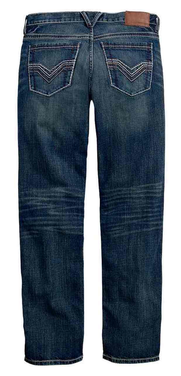 Harley-Davidson® Men’s Straight Leg Fit Modern Jeans, Medium Indigo