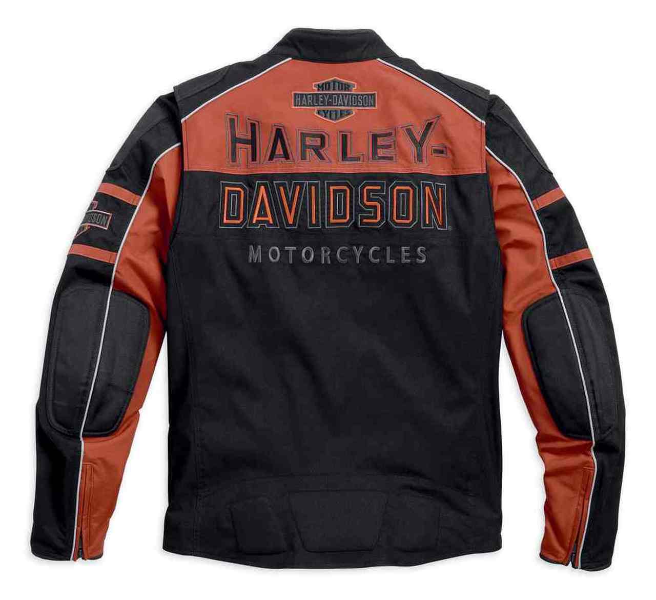 Harley-Davidson® Men’s Gastone Colorblocked Riding Jacket, Black