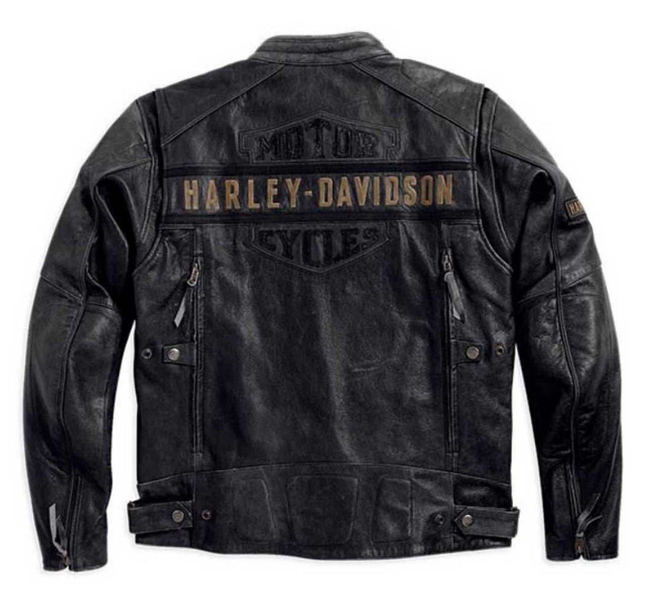 Harley-Davidson® Men’s Passing Link Triple Vent Leather Jacket