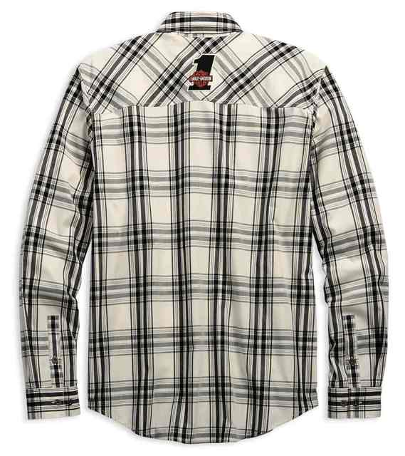 Harley-Davidson® Men’s H-D Racing Long Sleeve Plaid Woven Shirt
