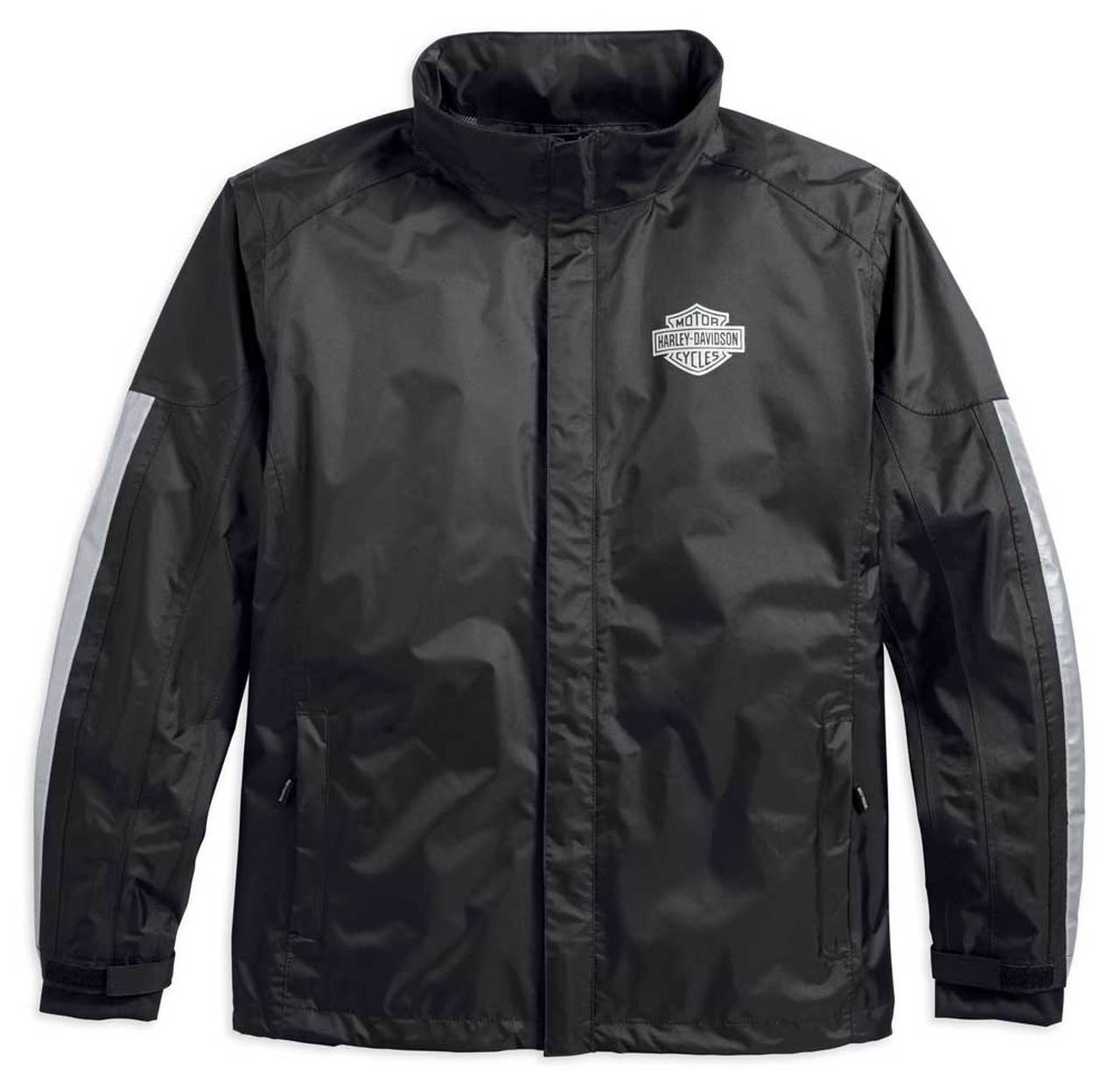 Harley-Davidson® Men’s Waterproof & Breathable Rain Jacket, Blac