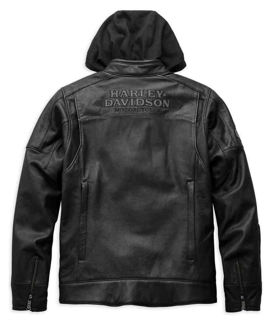Harley-Davidson® Men’s Swingarm 3-IN-1 Leather Jacket, Black