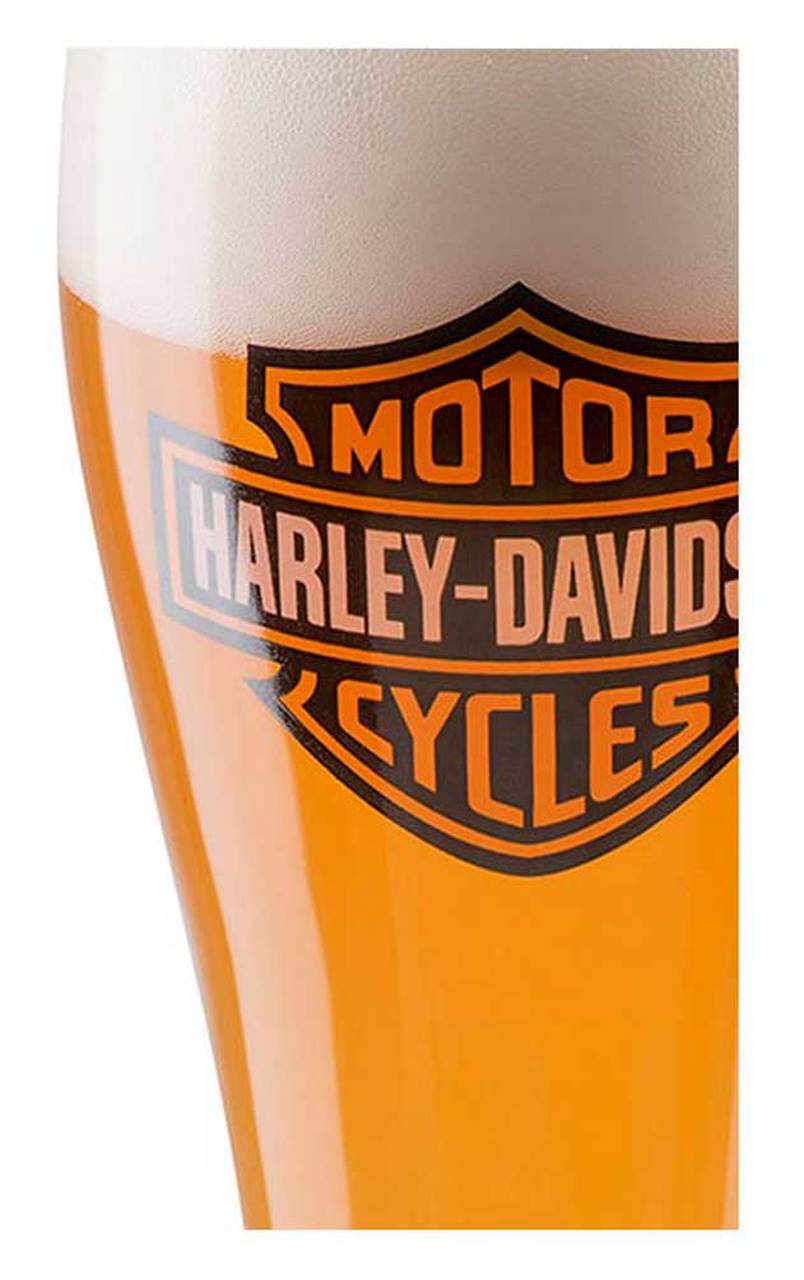 Harley-Davidson® Core Bar & Shield Logo Pilsner Glass – 22 oz