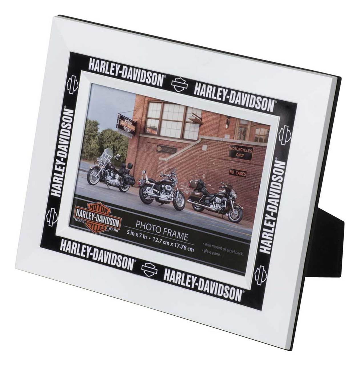 HarleyDavidson® Inlay Zinc Alloy Picture Frame Holds 5 x 7 Photo