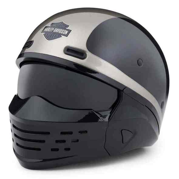 Harley-Davidson® Men's Sport Glide 3-IN-1 X07 Helmet, Gray/Black