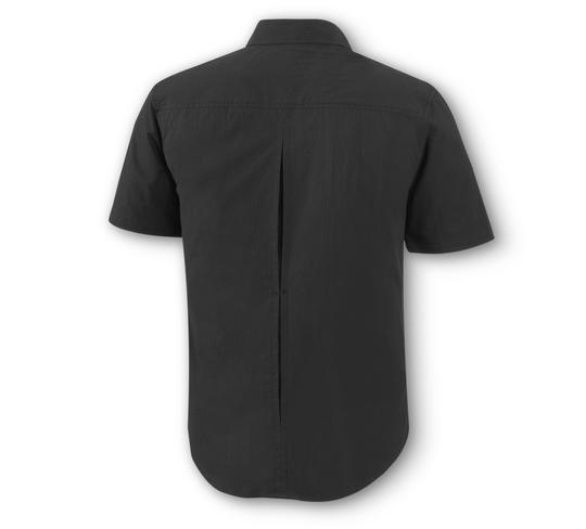 HARLEY DAVIDSON Men’s Performance Vented Slim Fit Black Shirt