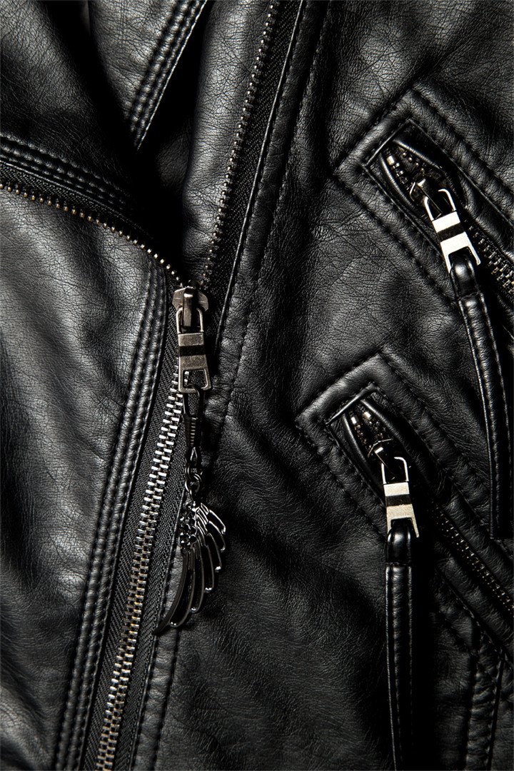 HARLEY DAVIDSON PENDANTZIPPER PULL MATTE BLACK ANGEL WING W /GEMS