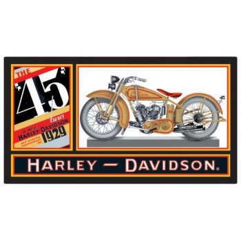 HARLEY DAVIDSON 45 TWIN EMBOSSED MAGNET