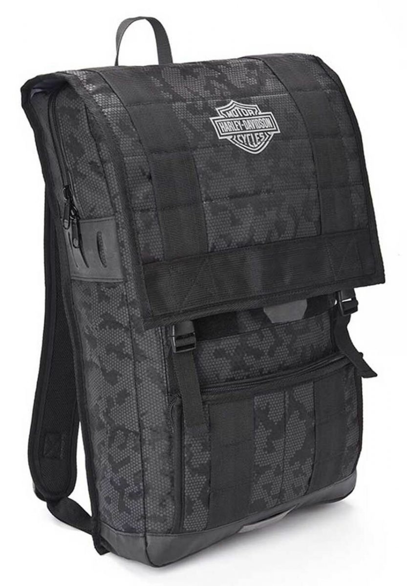 Harley Davidson Steel Backpack, Night Vision, One Size