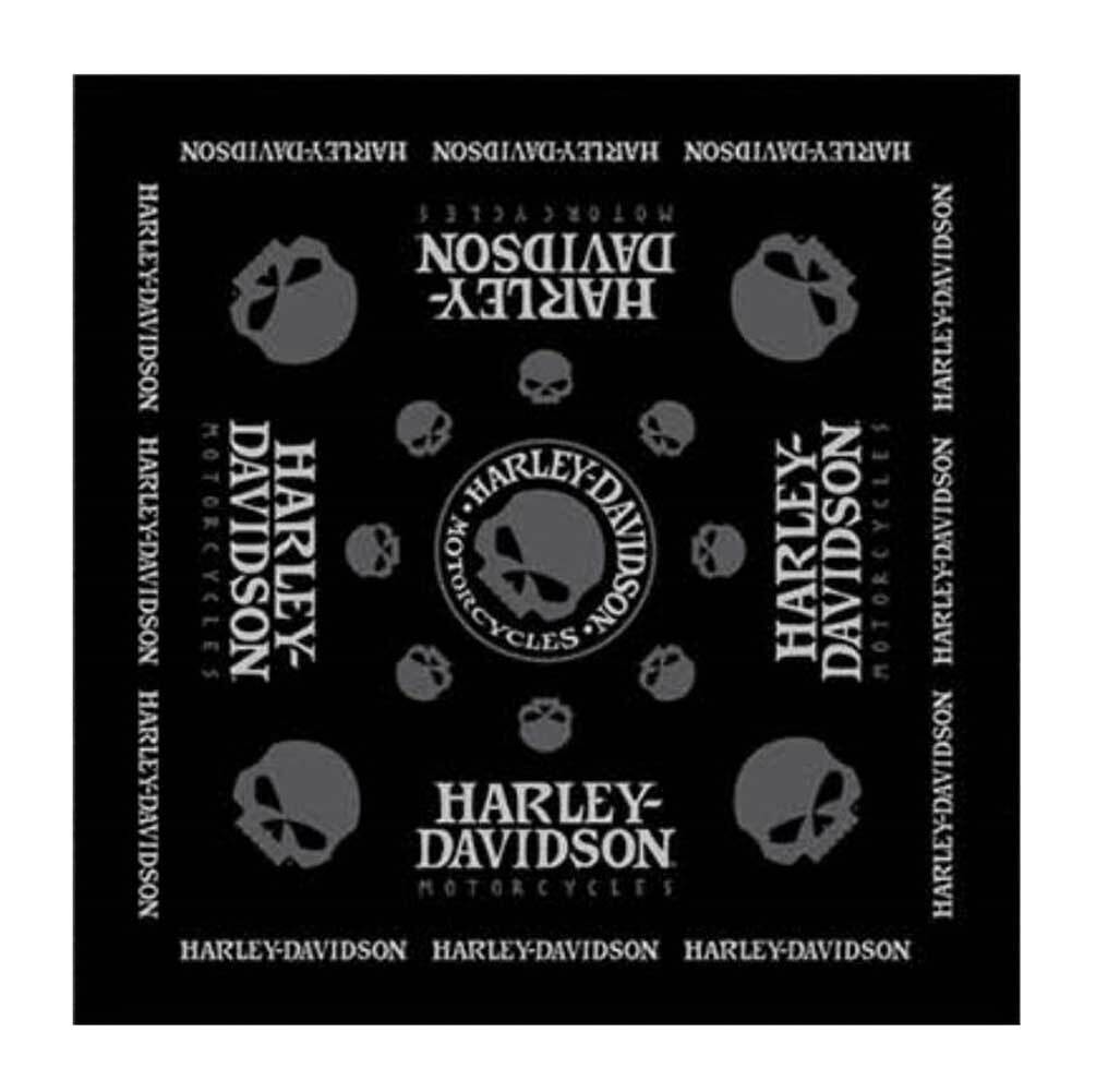harley davidson skull face bandana