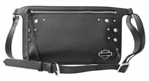 HARLEY DAVIDSON LEATHER WAIST PACK W/LEATHER