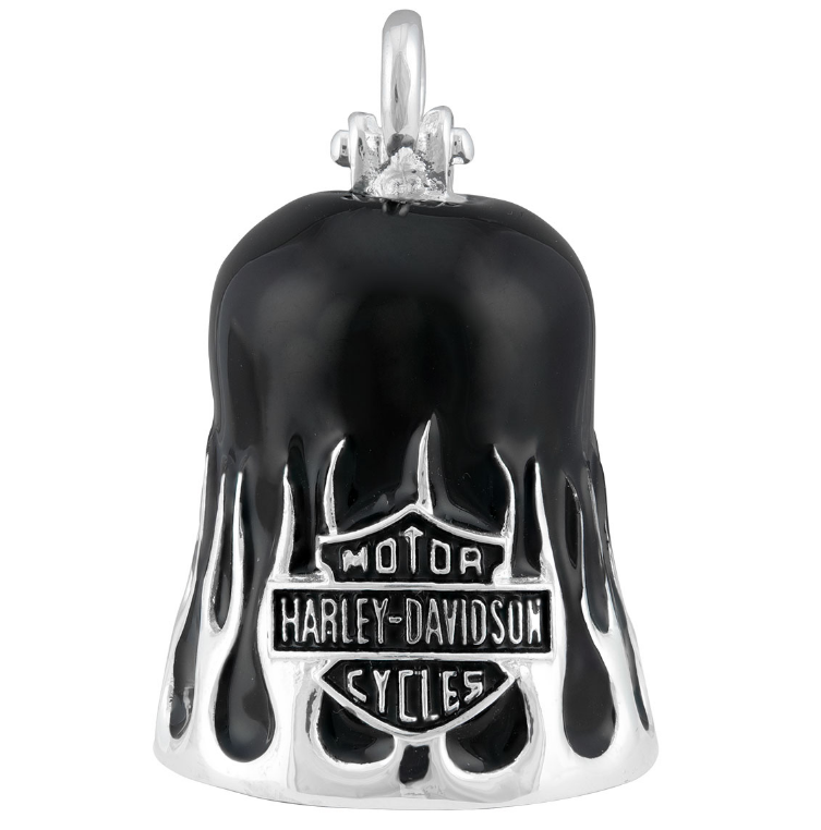 HARLEY DAVIDSON TEXTURED FLAME RIDE BELL