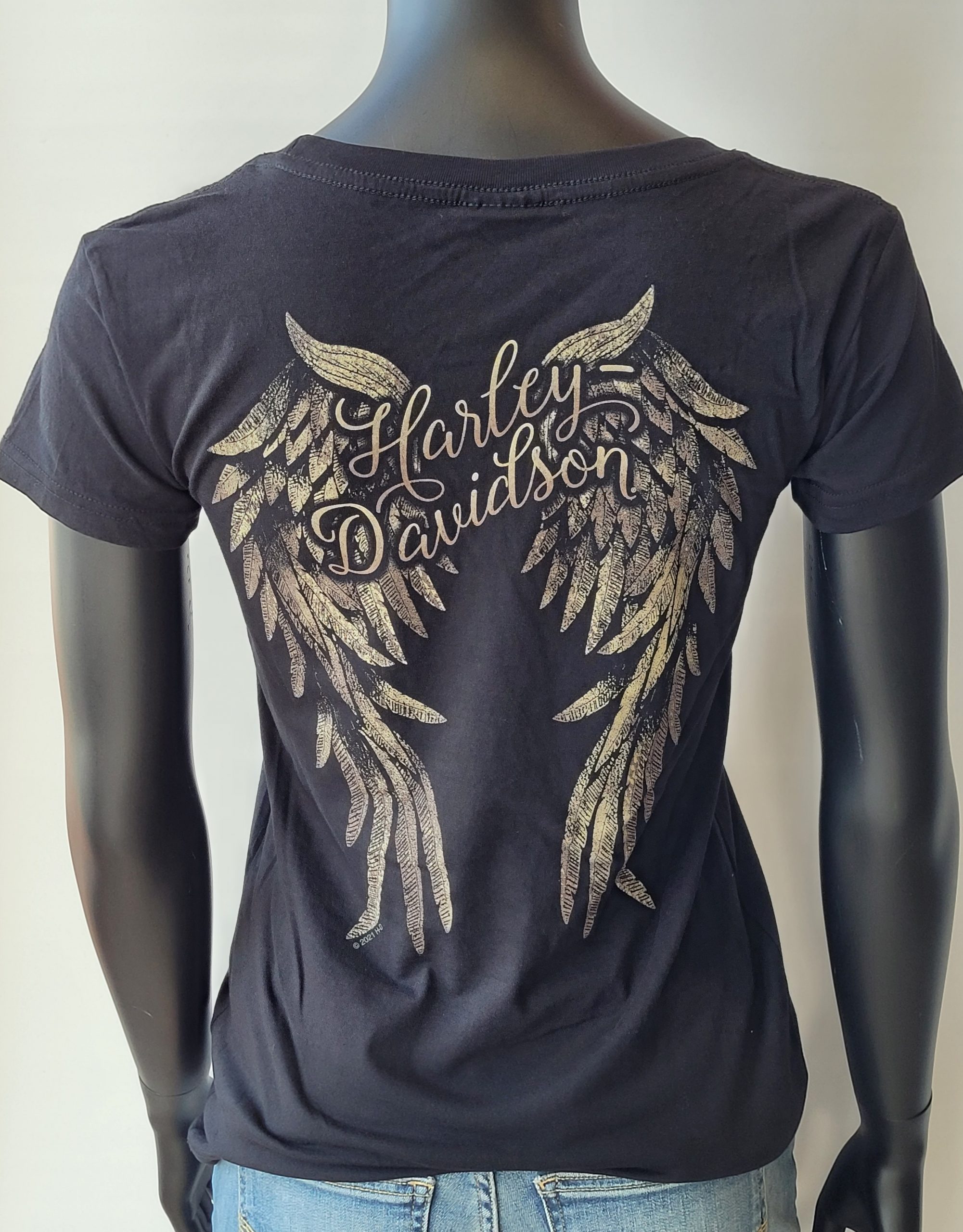 HARLEY DAVIDSON WINGS BACK S/S WMNS