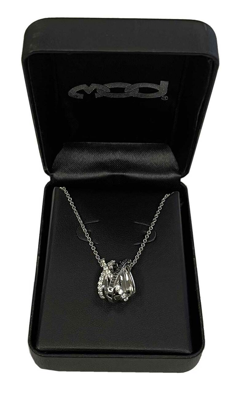 HARLEY DAVIDSON® WOMEN’S TWISTED BLING CRYSTAL NECKLACE