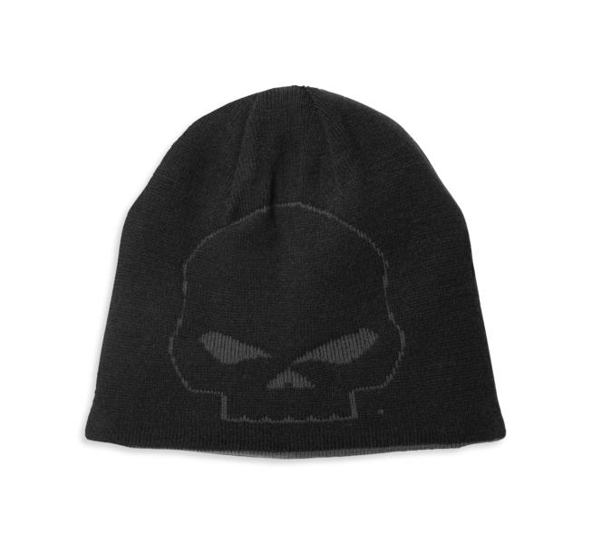 Harley Davidson men’s Willie G Skull Reversible Knit Hat