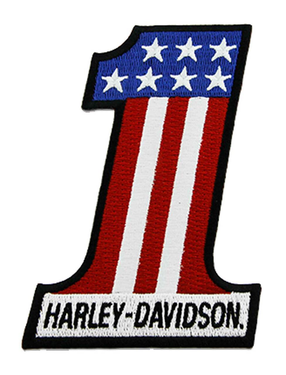 HARLEY DAVIDSON PATCH H-D 4'' DARK CUSTOM