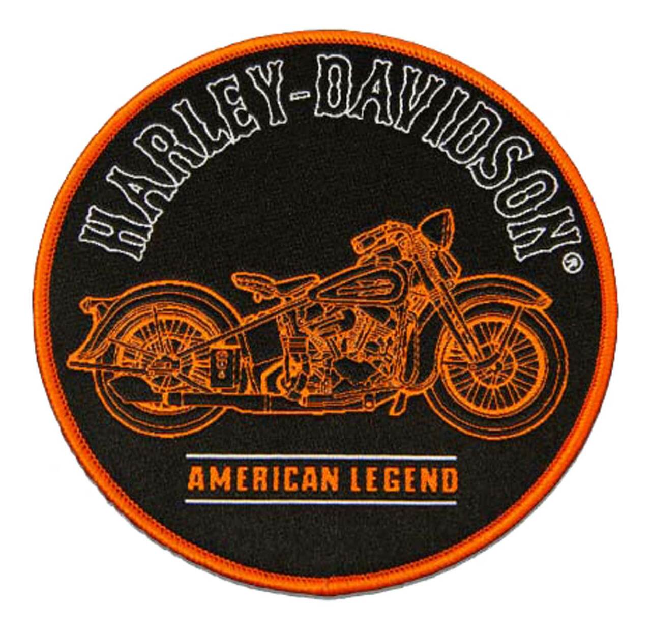 HARLEY DAVIDSON PATCH 4'' H-D STOCK AMERICAN LEGEND PATCH