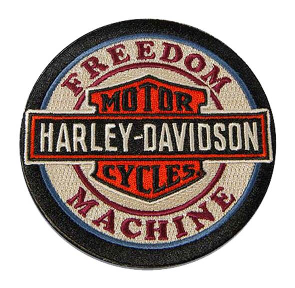 HARLEY DAVIDSON PATCH 4'' H-D STOCK FREEDOM MACHINE PATCH