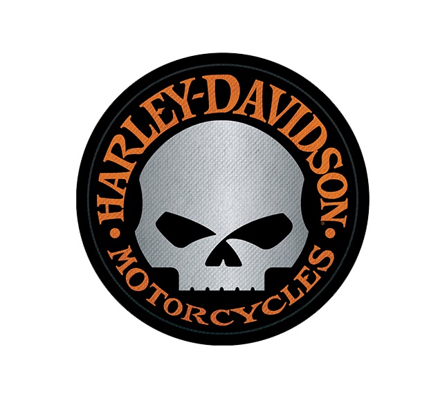 HARLEY DAVIDSON PATCH H-D 4” WILLIE G REFLECTIVE