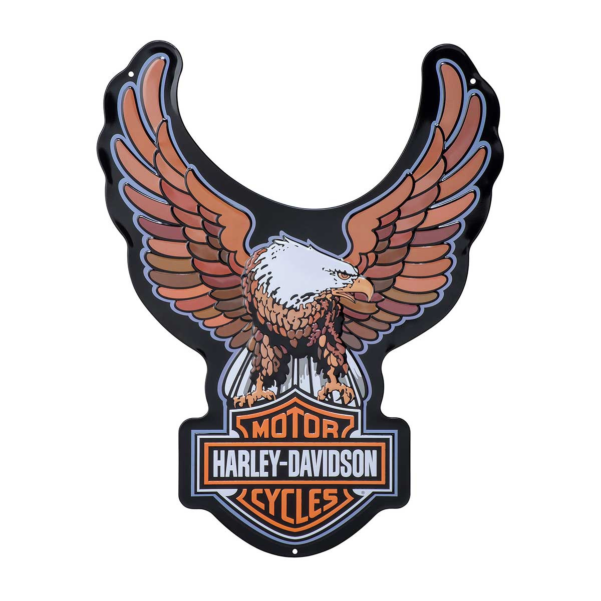 HARLEY DAVIDSON  BAR & SHIELD EAGLE TIN SIGN