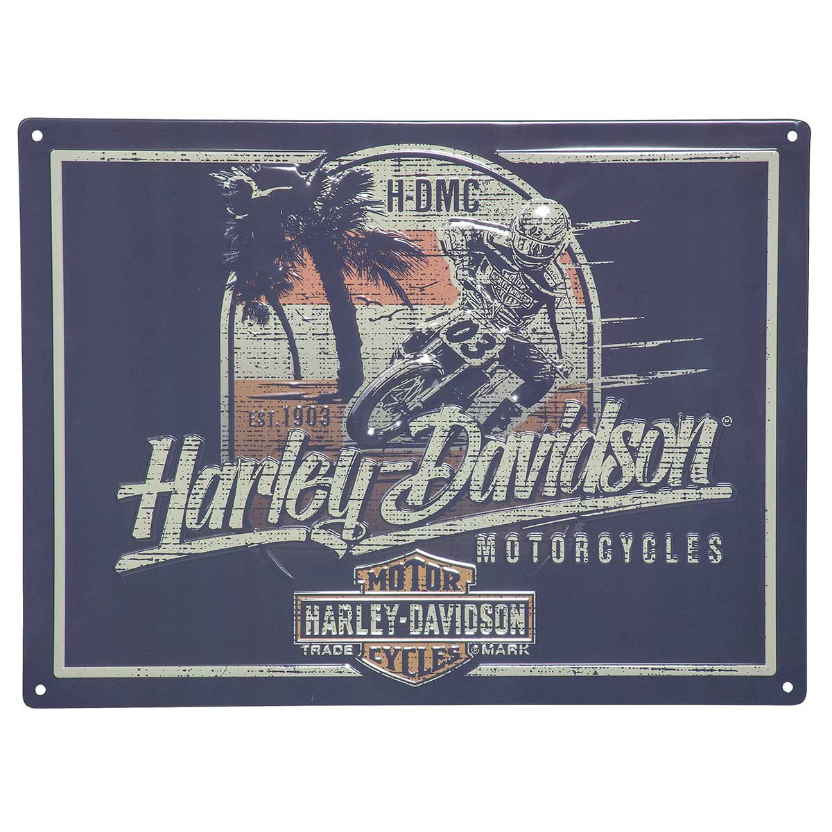 HARLEY DAVIDSON BEACH TIN SIGN